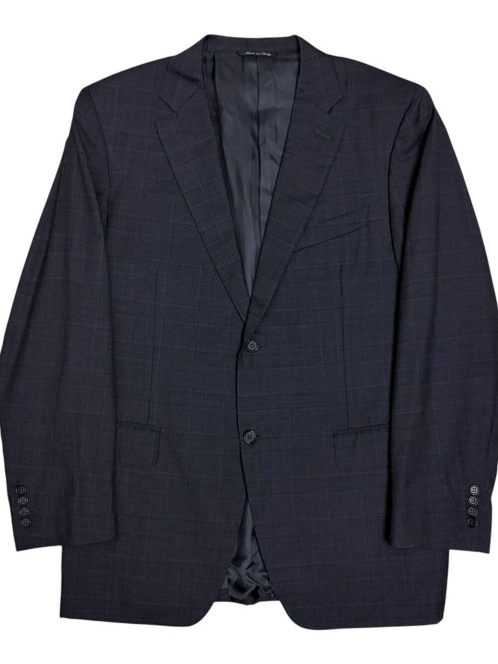 CANALI HOLT RENFREW Wool Blazer Sport Coat Gray Luxury Vintage Business Mens 46R